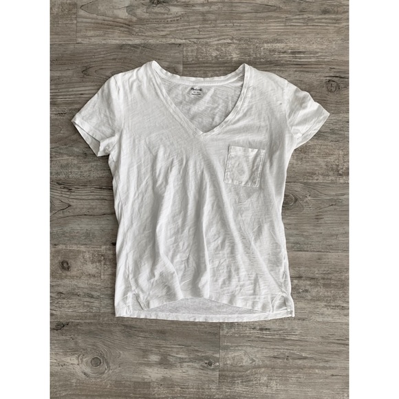 Madewell | Tops | Madewell White Vneck 